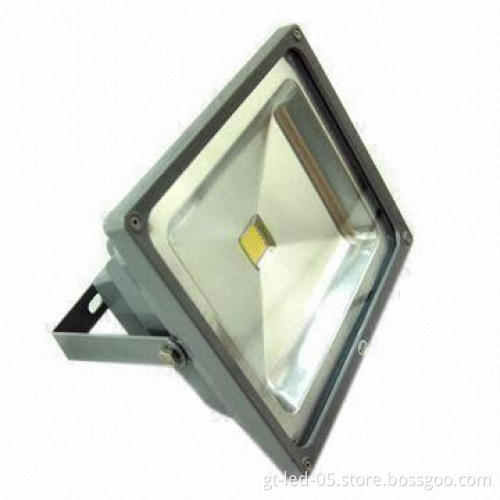 Commercial/Industrial/Outdoor IP65 Floodlight with High Luminous Output and Intensity